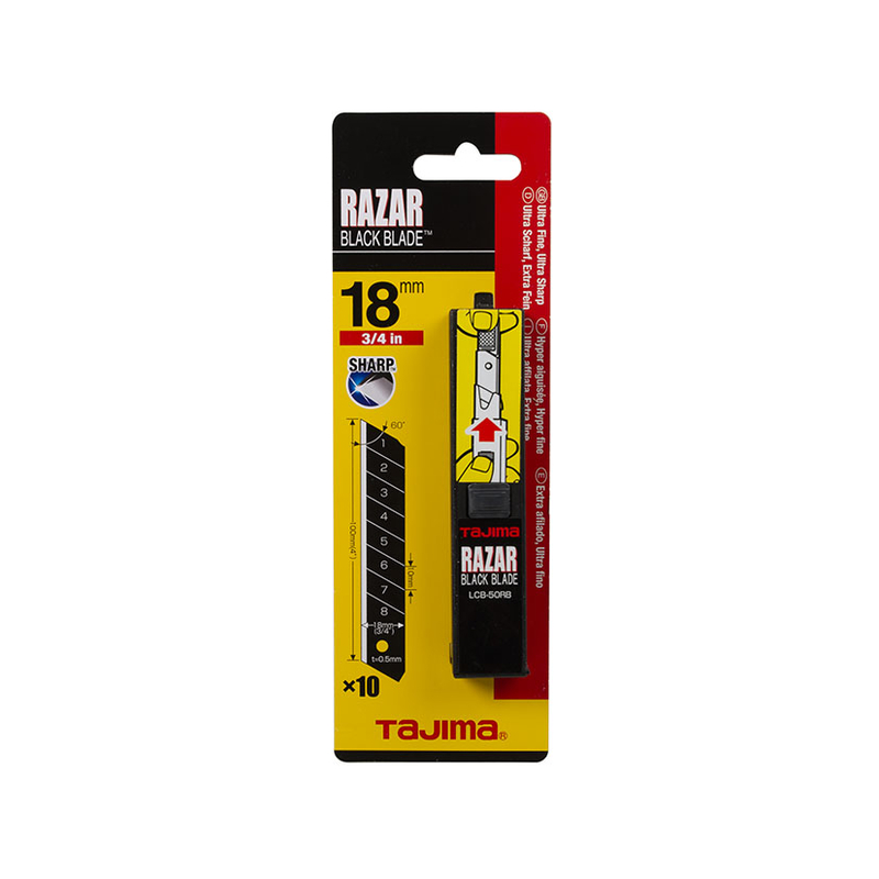 Cuchilla cúter TAJIMA LCB-50RB, 10 unidades