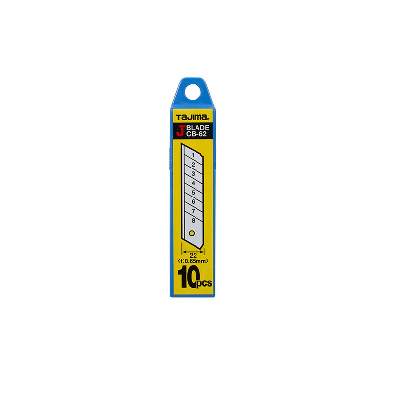Cuchilla cúter TAJIMA CB-62, 10 unidades