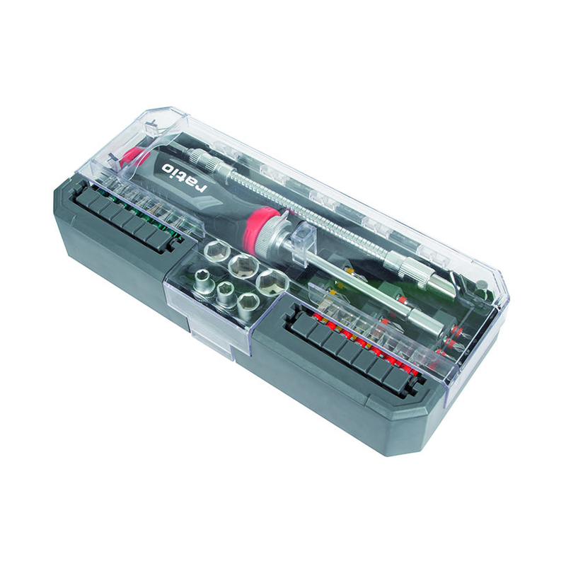 Destornillador 50 en 1 portapuntas carraca reversible RATIO 7303H50
