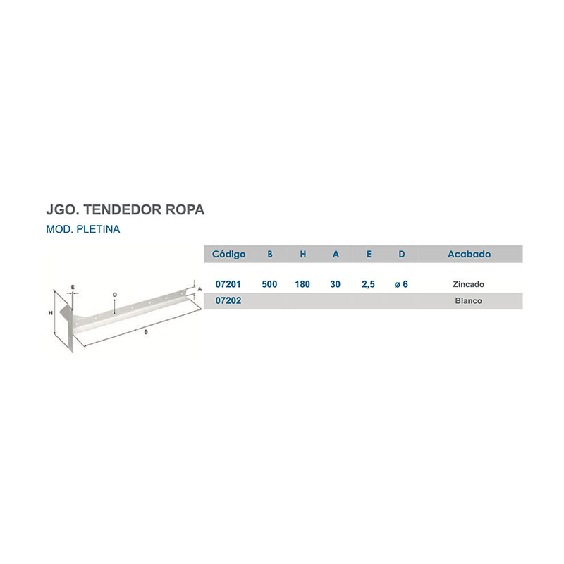 Tendedero extensible pared. - FERRETERIA TARRAGONA INDU