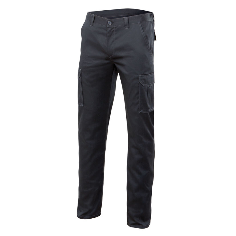 Pantalón multibolsillos VELILLA Stretch negro
