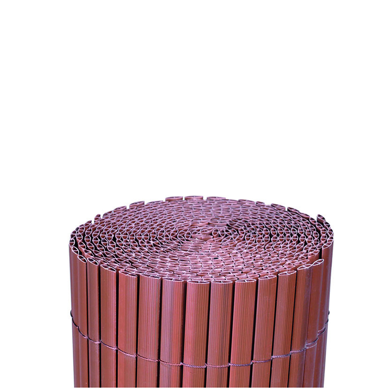 Cañizo PVC doble cara NovaGarden marrón