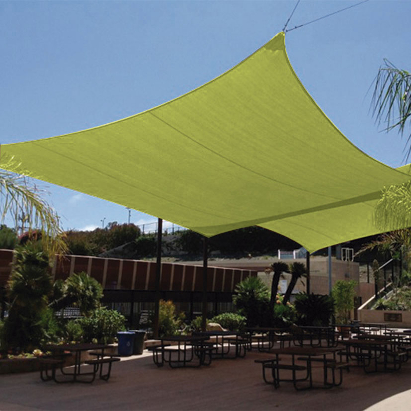 Toldo vela sombreador impermeable LISTA  cuadrado 3,6 m