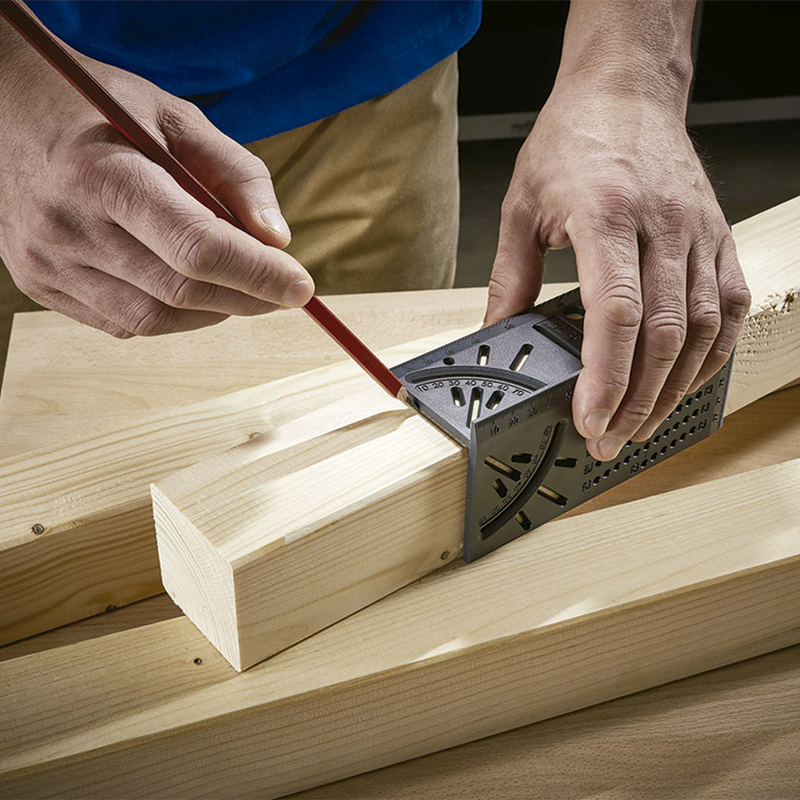 Escuadra plástica 3D WOLFCRAFT