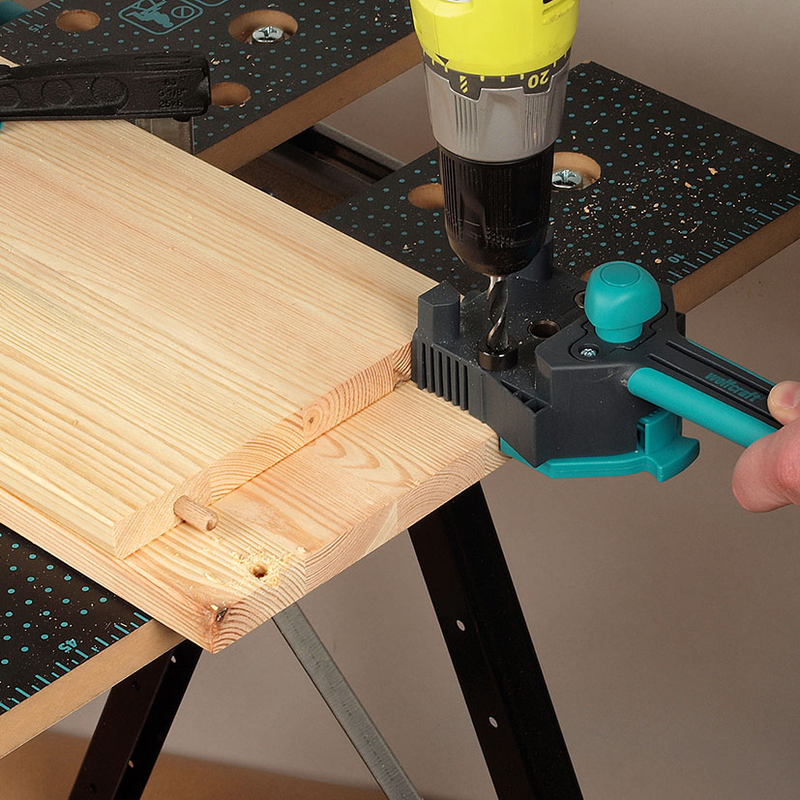 Guía colocación clavijas madera WOLKCRAFT