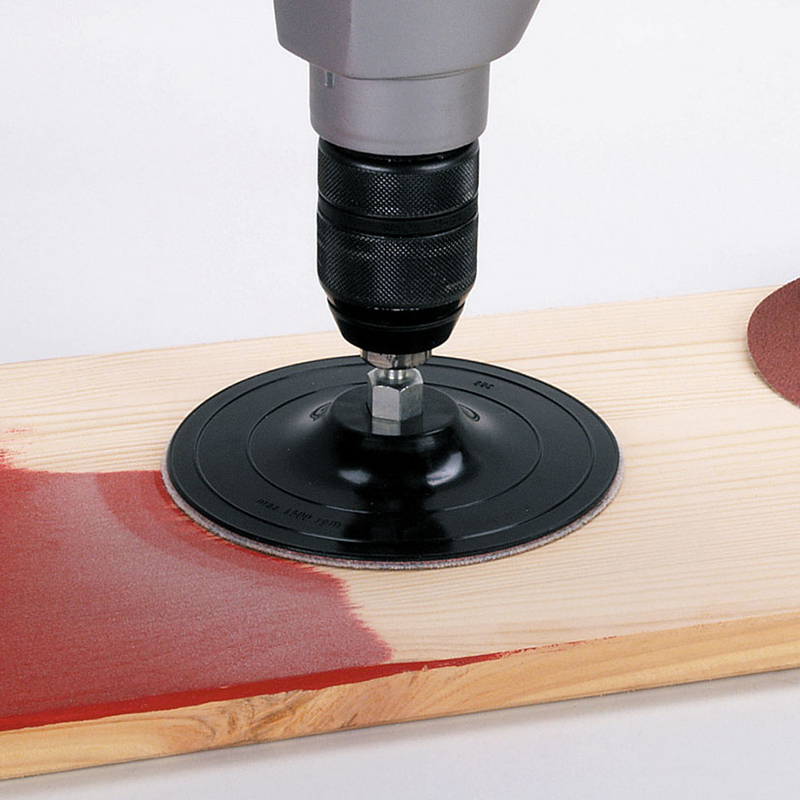 Plato lijador autoadherente WOLFCRAFT para taladro