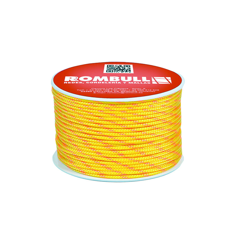 Cordón poliéster fluorescente ROMBULL 2,5 mm x 60 m