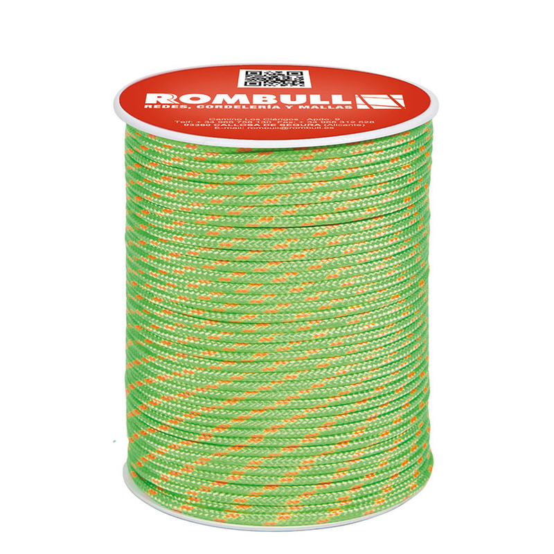 Cordón poliéster fluorescente ROMBULL 4 mm x 60 m