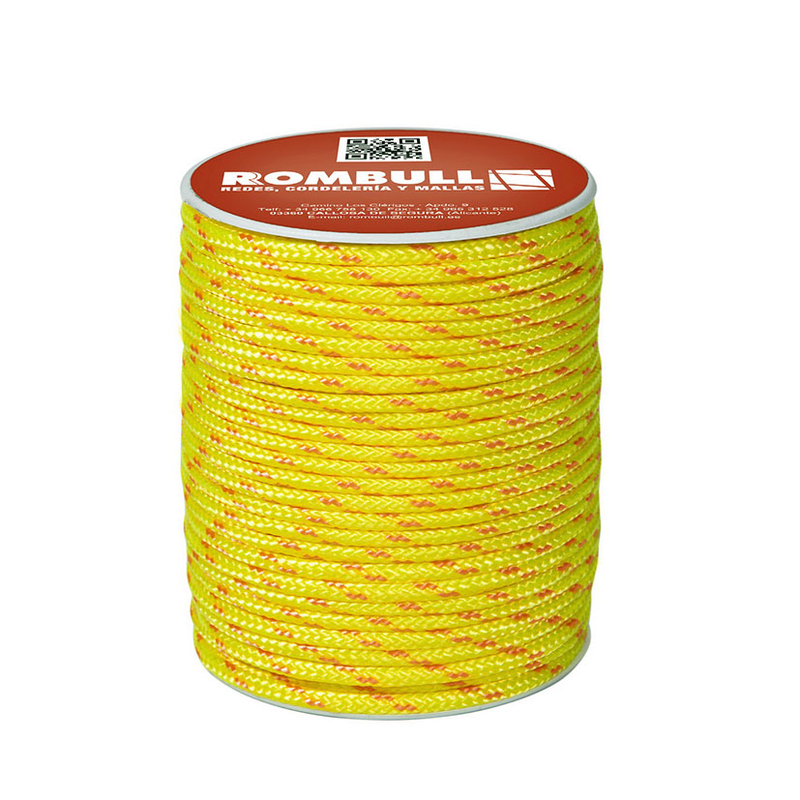 Cordón poliéster fluorescente ROMBULL 4 mm x 60 m