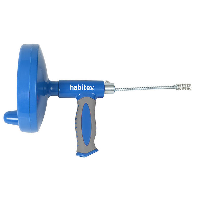 Desatascador manual de espiral HABITEX ø6 mm x 4,6m