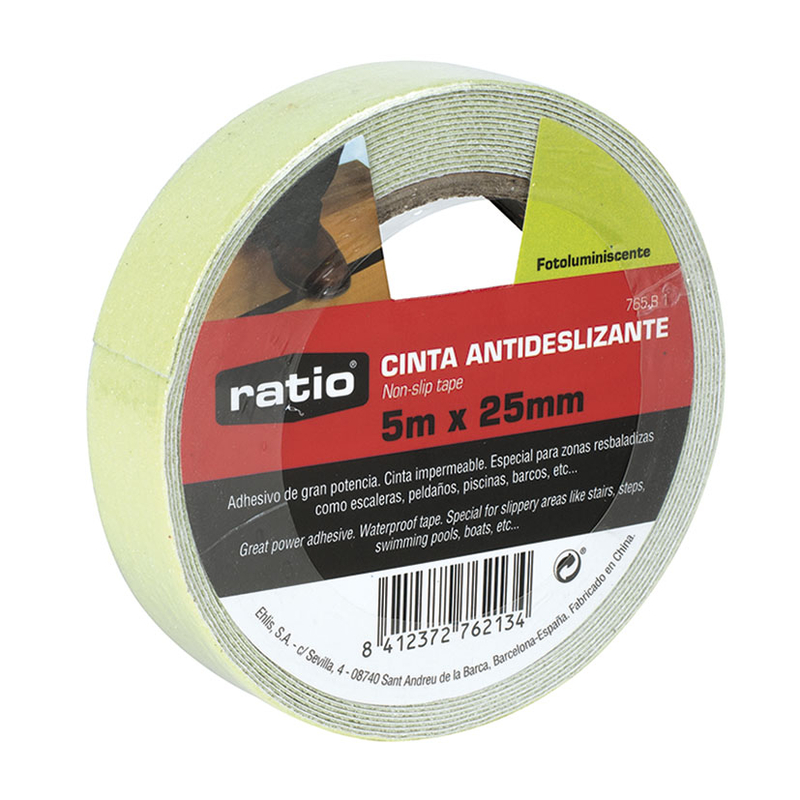 Cinta antideslizante RATIO 25 mm x 5 m