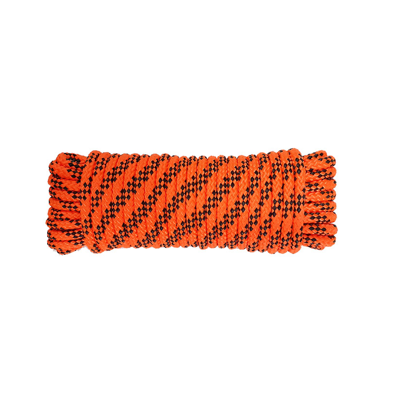 Cuerda trenzada poliéster EHS Driza naranja y negro