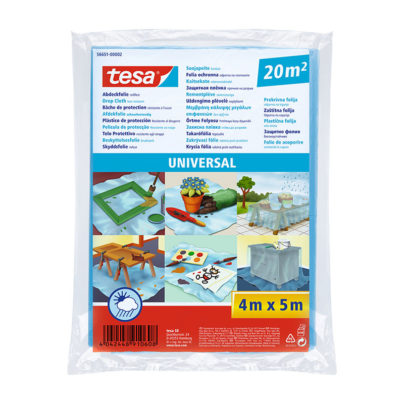 Plástico protección TESA Universal 20 m2