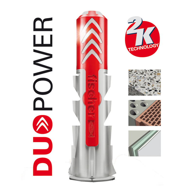 Taco con tornilo FISCHER DuoPower