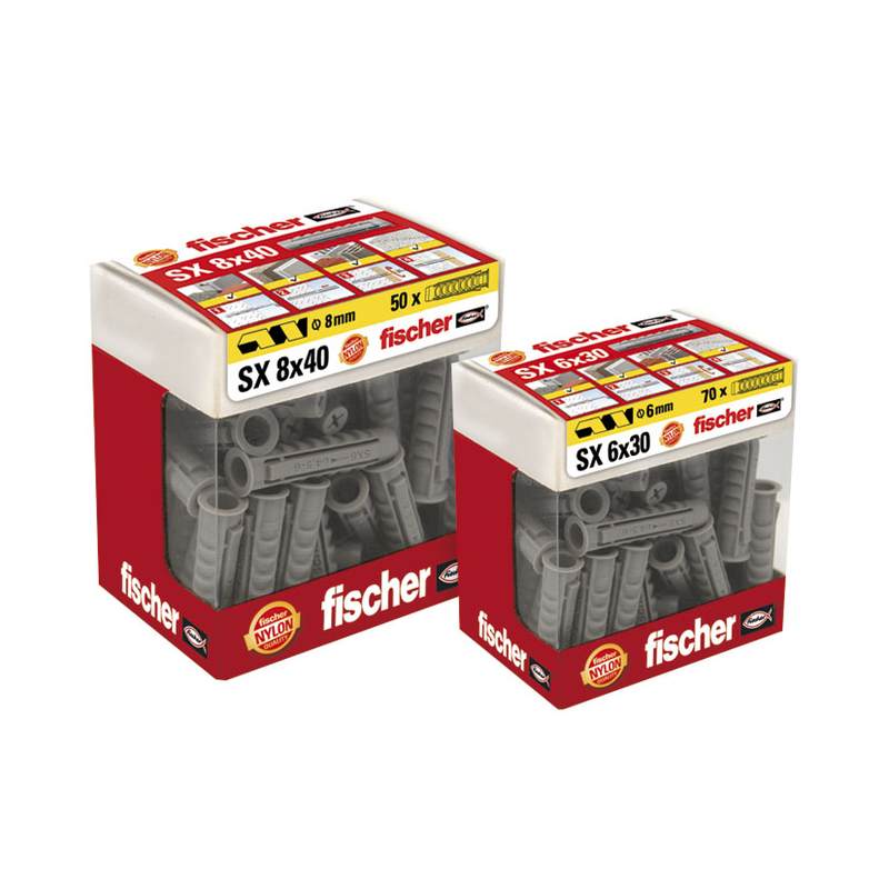 Taco plástico SX FISCHER Gama brico