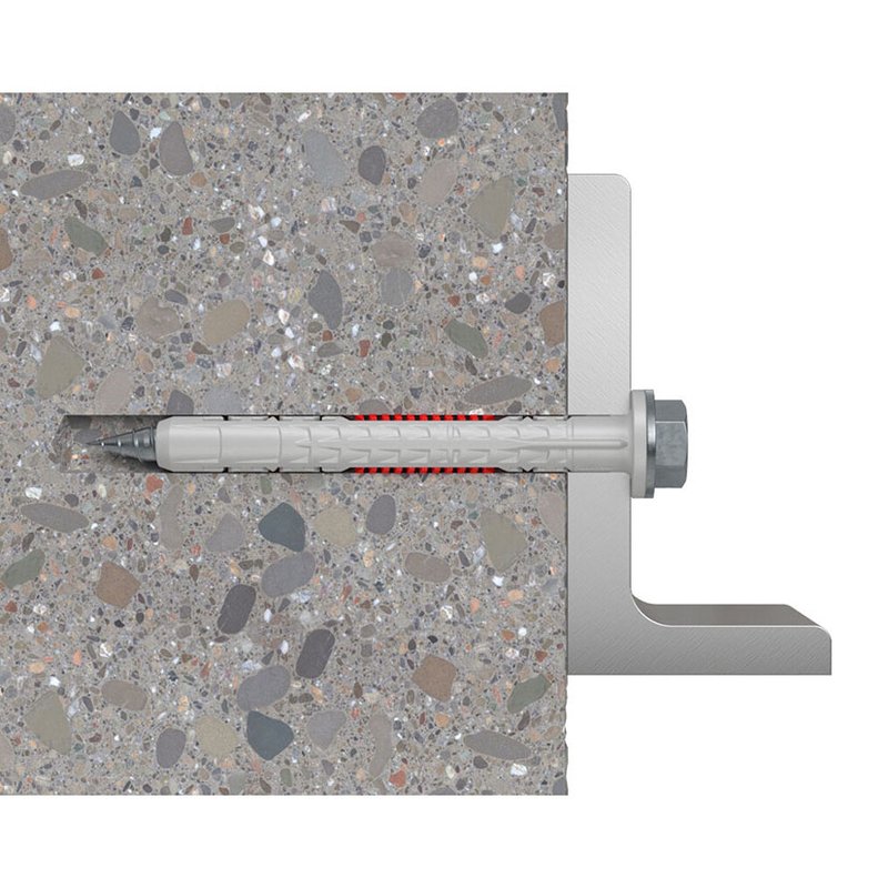 Taco plástico FISCHER DuoXpand FUS con tornillo avellanado  50 unidades