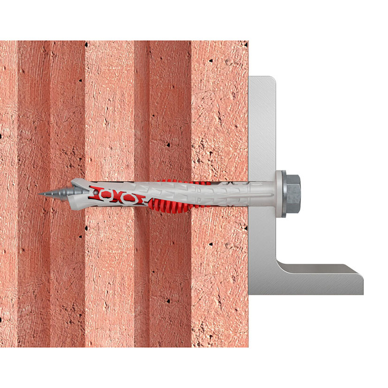 Taco plástico FISCHER DuoXpand FUS con tornillo avellanado  50 unidades