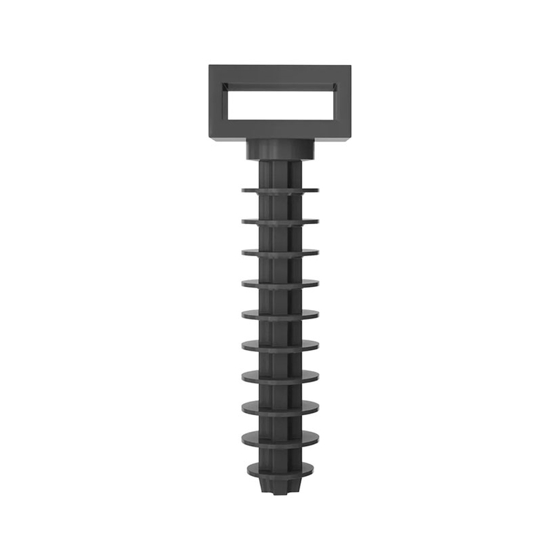 Taco anclaje brida FISHER Negro 100u