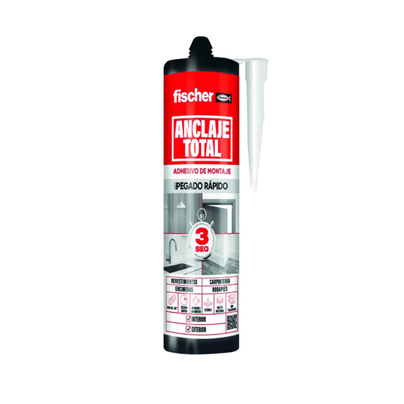 Anclaje FISHER Total Pegado Rápido 3 segundos 290 ml