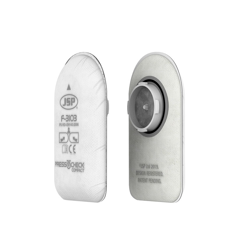 Filtro recambio máscara JSP Press To Check P3 Compact Carbón activo  2 unidades