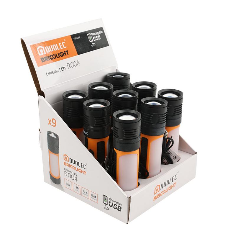Linterna LED DUOLEC Bricolight R002 9 unidades