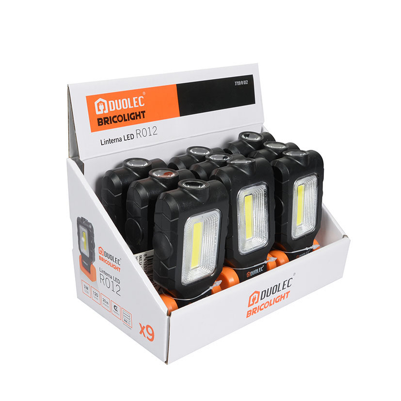 Linterna LED DUOLEC Bricolight R012 9 unidades