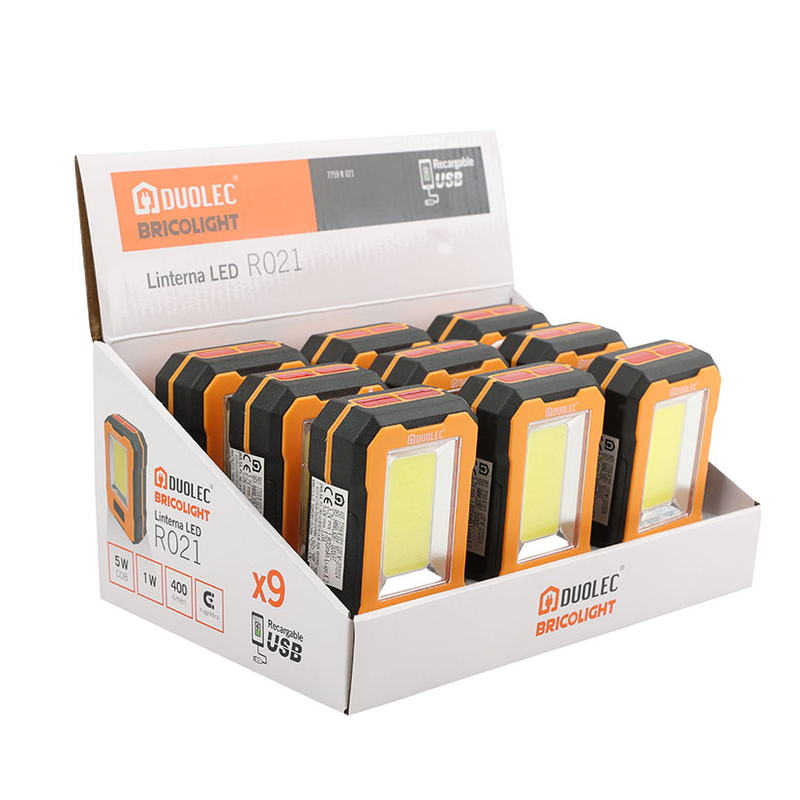 Linterna LED DUOLEC Bricolight R021 9 unidades