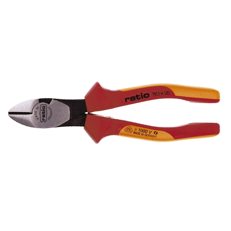 Alicate corte diagonal seguridad RATIO reforzado ProSeries VDE