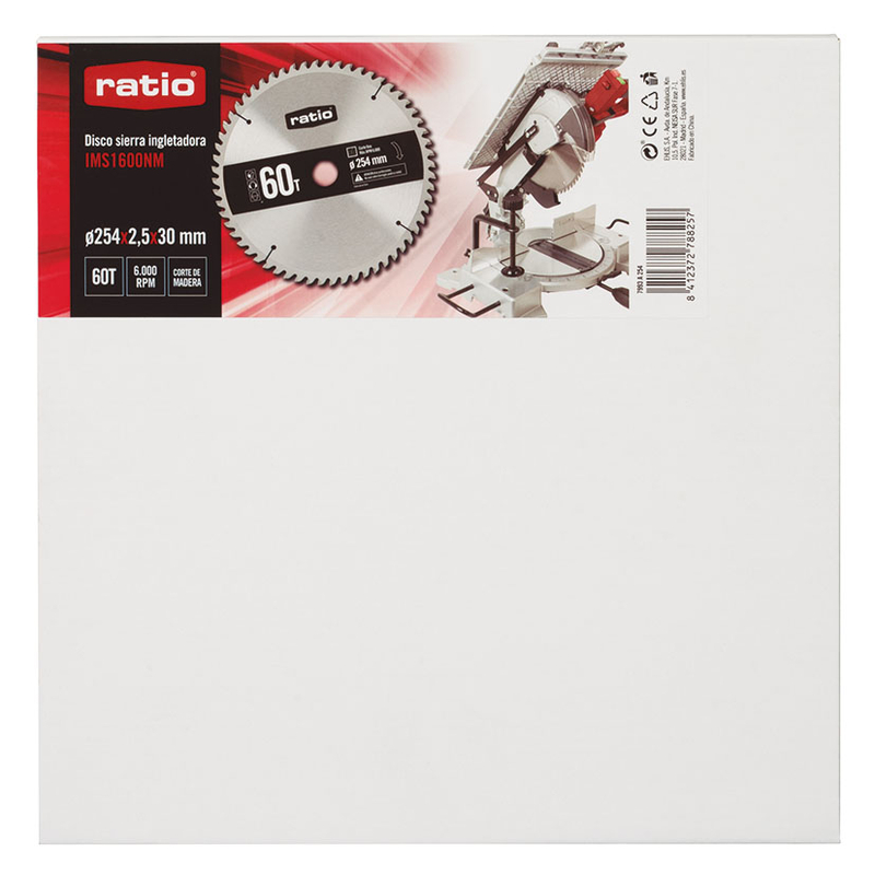 Recambio de disco sierra circular RATIO IMS1600NM