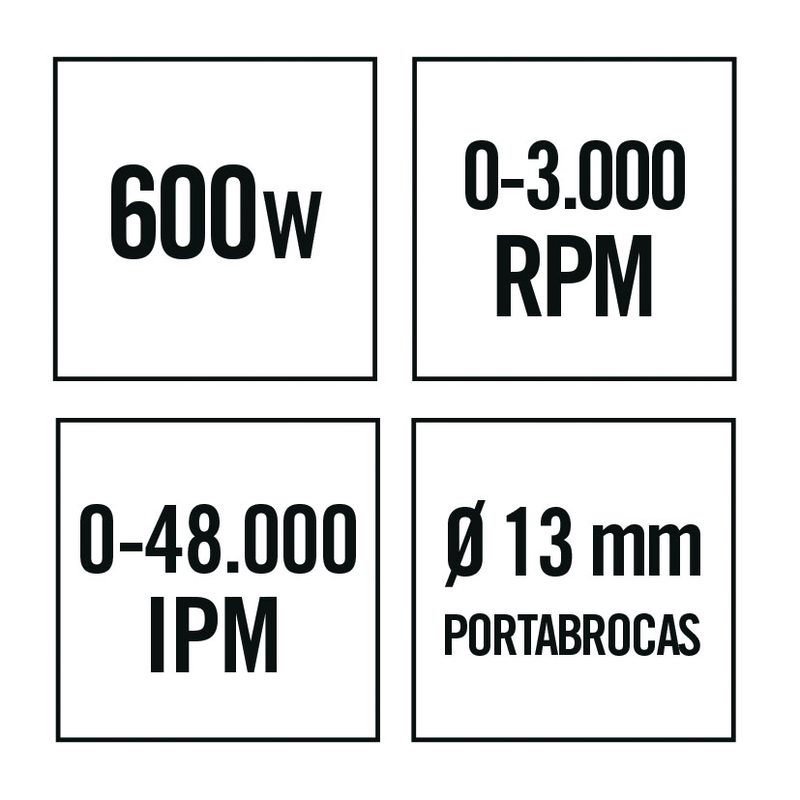 Taladro con cable RATIO TR600NM