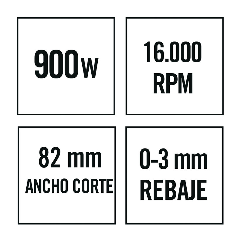 Cepillo eléctrico RATIO CR900NM