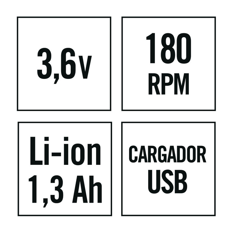Atornillador batería de litio RATIO AR36-2NM