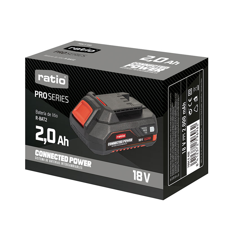 Batería Connected Power RATIO ProSeries 18 V-2.0 Ah
