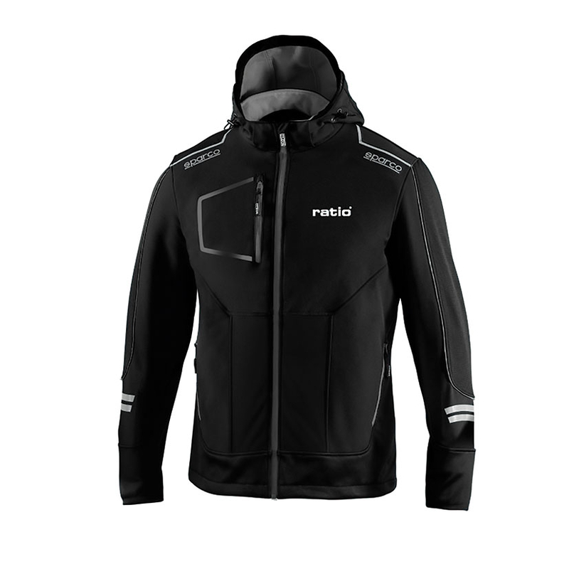 Cazadora Soft-Shell RATIO by Sparco Tech Gris/negro