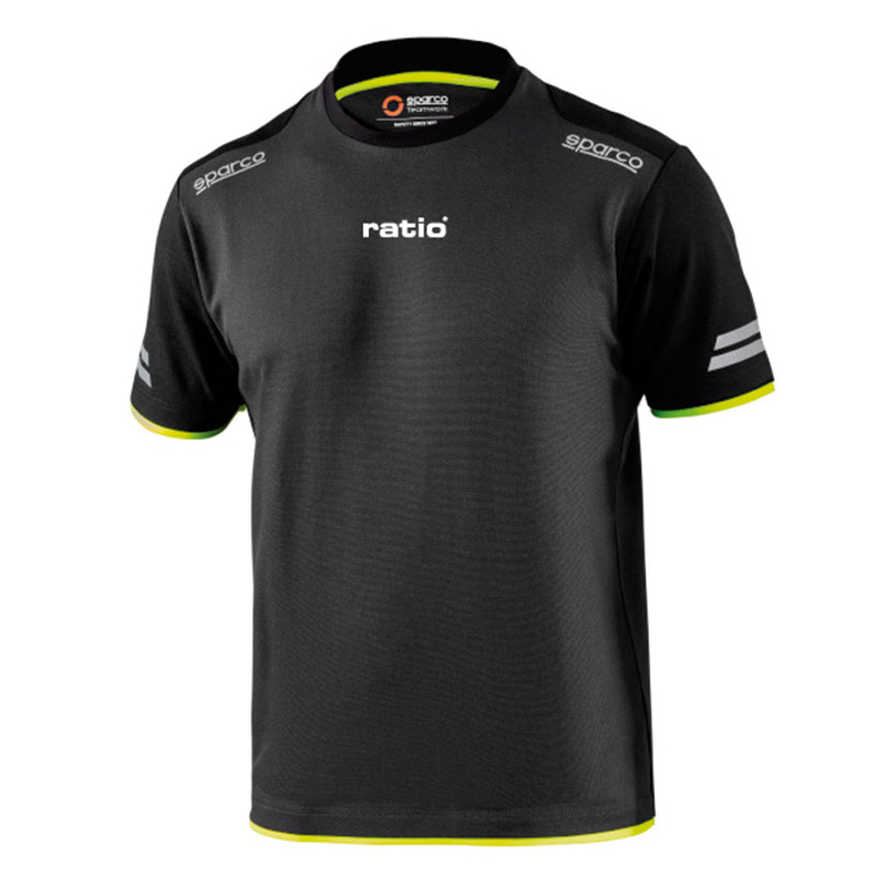 Camiseta bicolor RATIO by Sparco Tech Gris/amarillo
