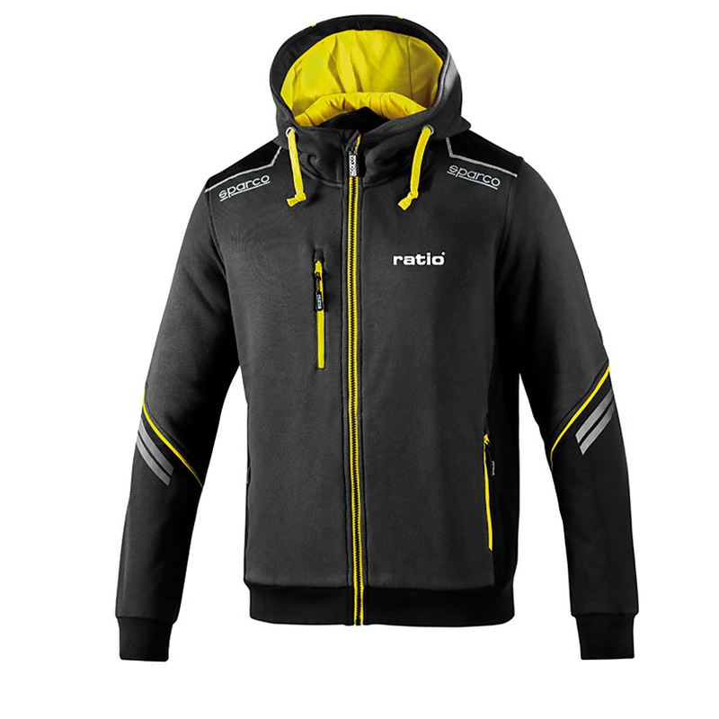 Sudadera RATIO by Sparco Tech Gris/amarillo