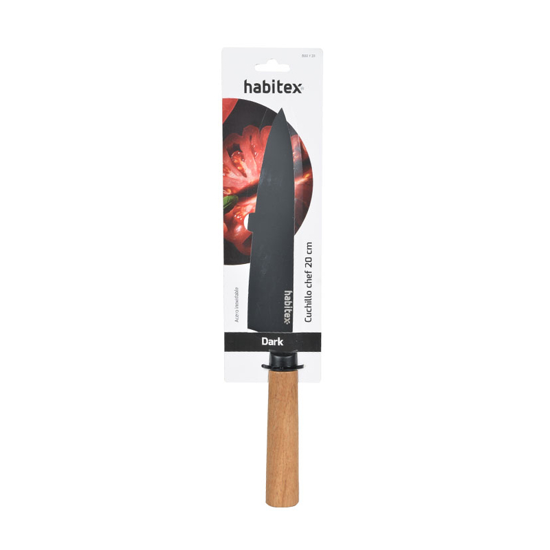 Cuchillo Chef HABITEX Dark 20 cm
