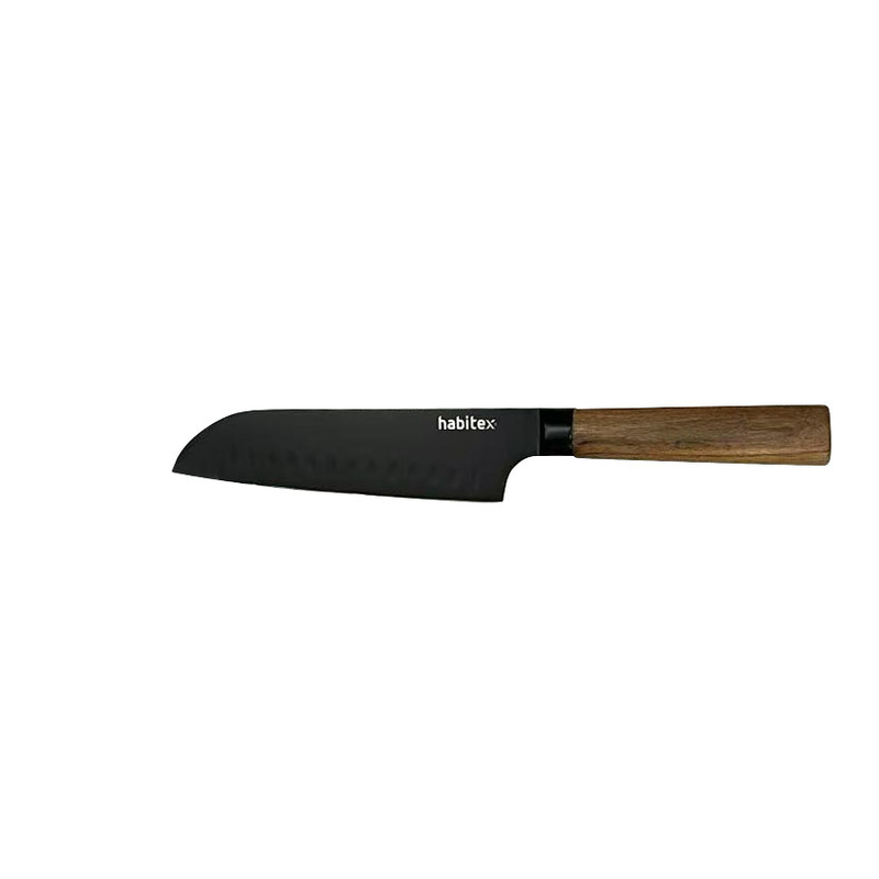 Cuchillo Santoku HABITEX Dark 18 cm