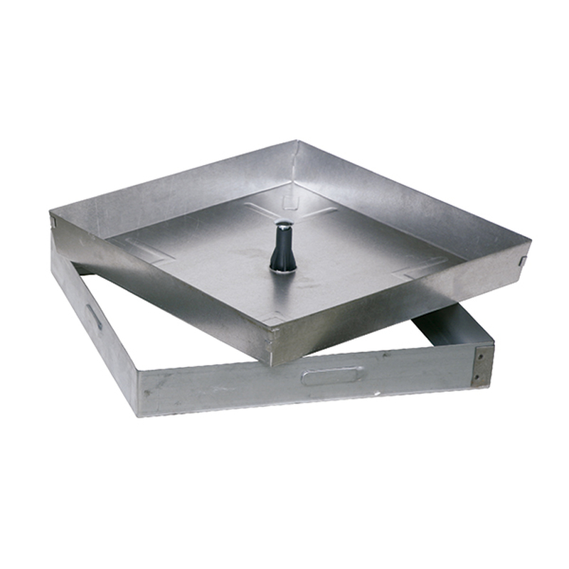 Tapa y marco rellenable acero galvanizado FUN&GO H50