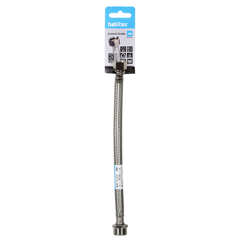 Latiguillo flexible HABITEX DN8 M-H 3/8"