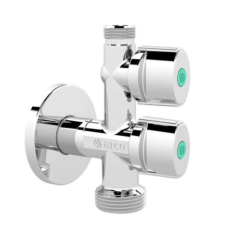 Llave escuadra ARCO doble Combi Mac antical 1/2X3/8X3/4