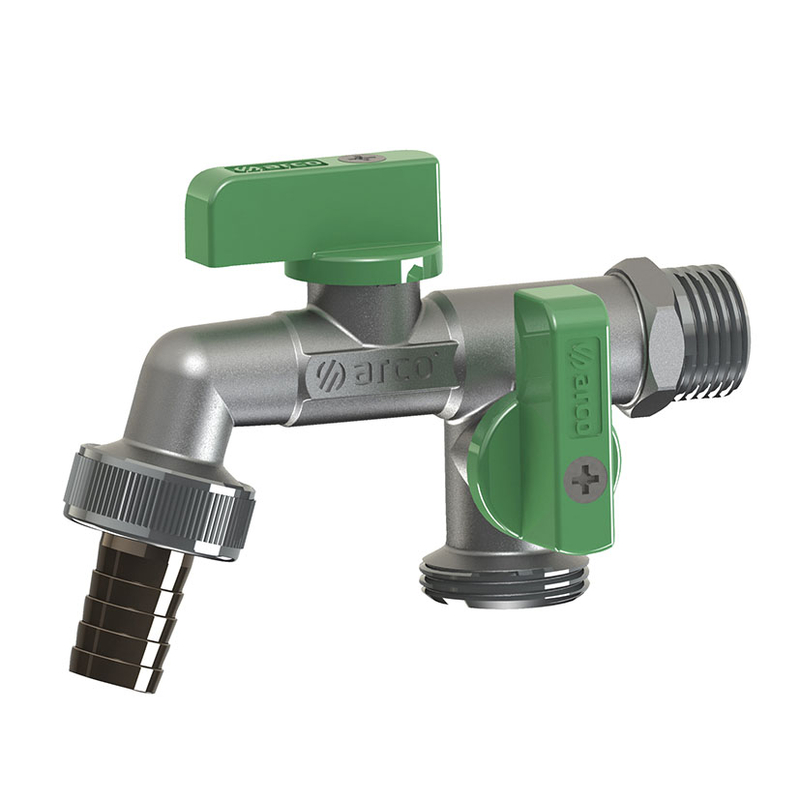 Grifo doble curvo ARCO antical Mac Nano 1/2X3/4X3/4