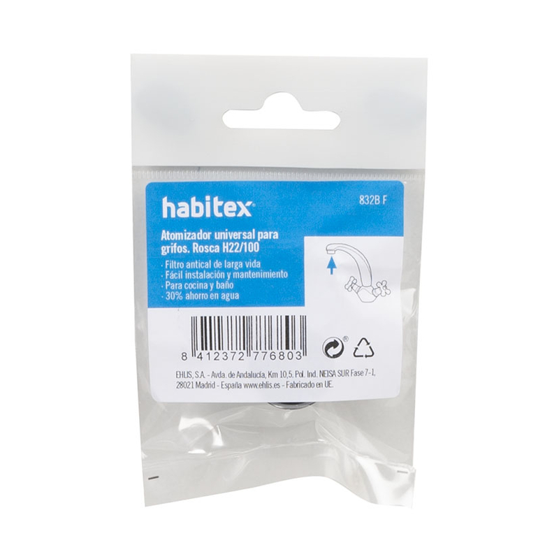 Aireador HABITEX grifo fijo H/22
