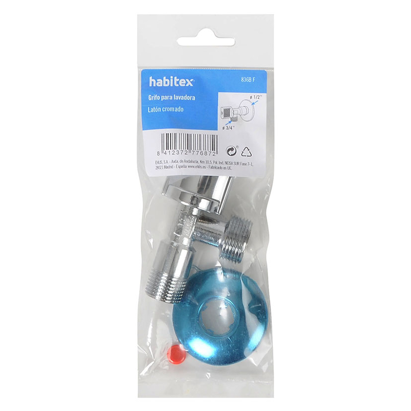 Llave escuadra HABITEX 1/2x3/4"