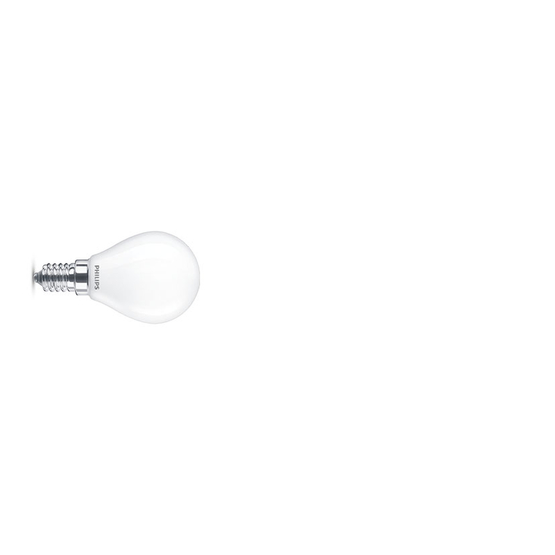 Bombilla Led mini globo PHILIPS E14 luz cálida 4,3 W. 4 unidades