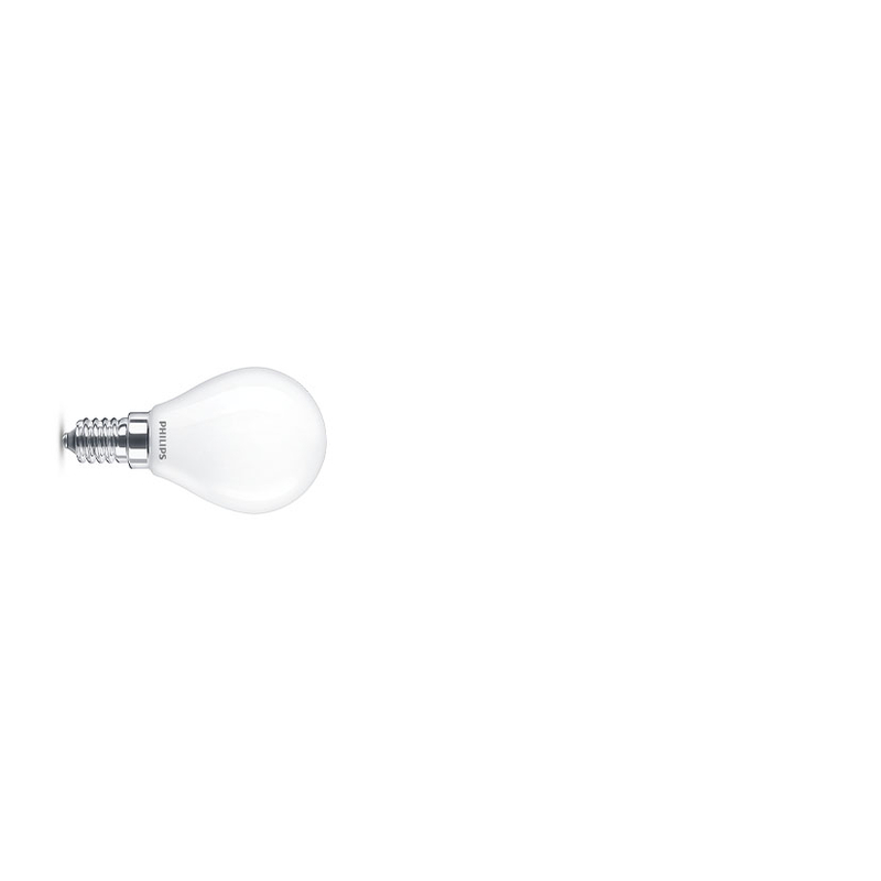 Bombilla Led mini globo classic PHILIPS E14 luz día 6,5 W. 4 unidades