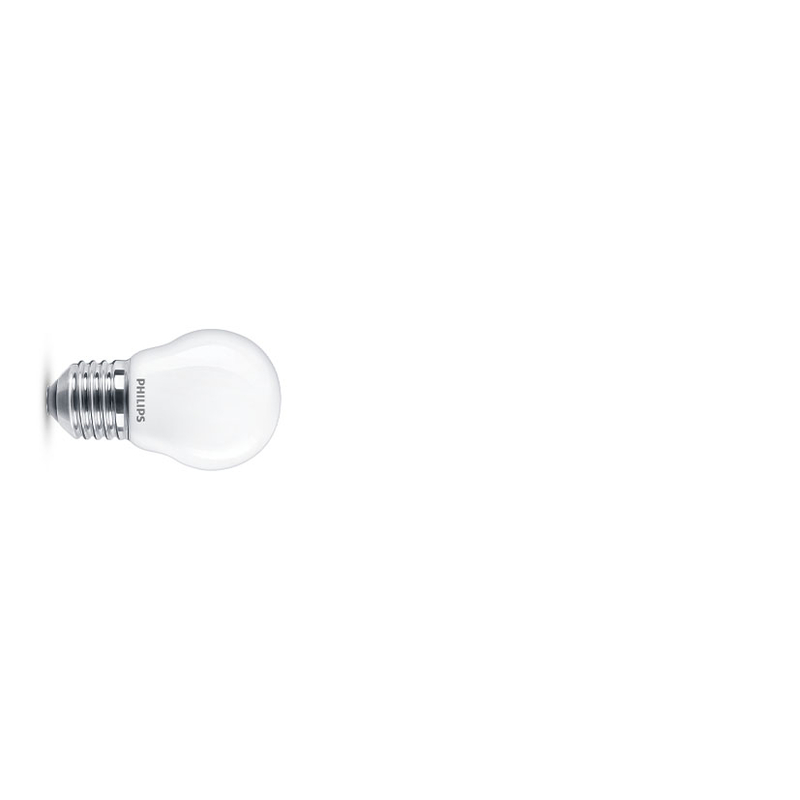 Bombilla Led mini globo PHILIPS E27luz día 6,5 W. 4 unidades