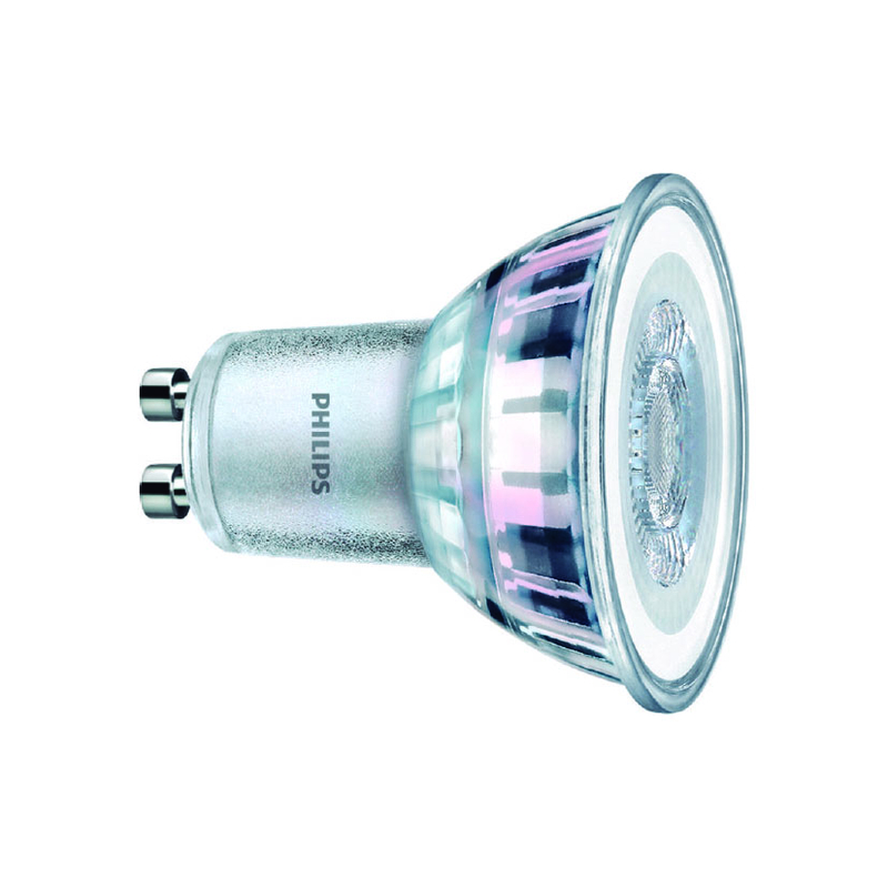 Bombilla dicroica GU10 LED PHILIPS 4,6 W. (Envase completo)