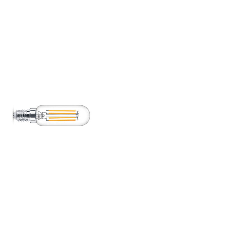 Bombilla LED para frigorífico PHILIPS E14 luz cálida 4,5 W. 4 unidades