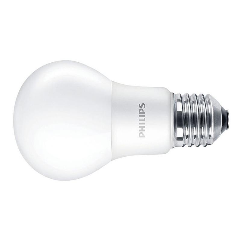 Bombilla LED estándar PHILIPS E27 luz cálida 8W